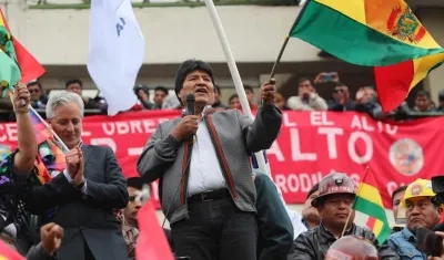 Evo Morales.