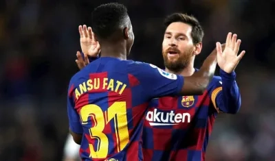 Lionel Messi, jugador argentino. 