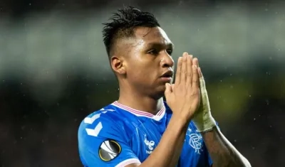 El colombiano Alfredo Morelos.