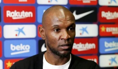 El director deportivo del Barcelona, Eric Abidal.