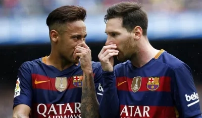 Neymar y Lionel Messi.