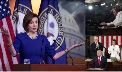Nancy Pelosi habló de lo ocurrido en el discurso de la Unión.
