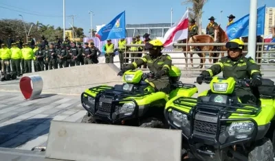 Fue presentada la estrategia de seguridad de la Policía para municipios del Atlántico.