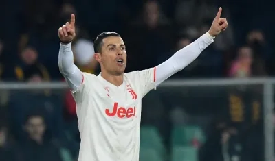 Cristiano Ronaldo, delantero portugués. 