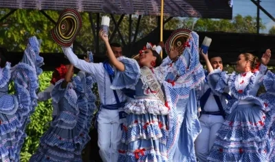 La comparsa 'Guepajé', durante el evento.