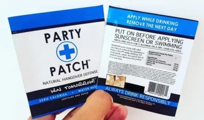 El parche de fiesta que están vendiendo.