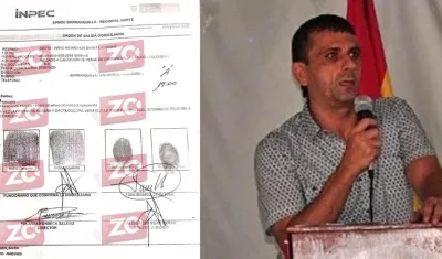 La orden de salida domiciliaria y Samuel Viñas.