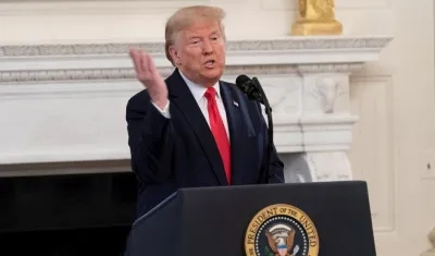 Donald Trump, presidente de Estados Unidos.