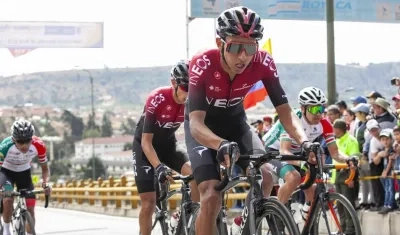 El colombiano Egan Bernal.