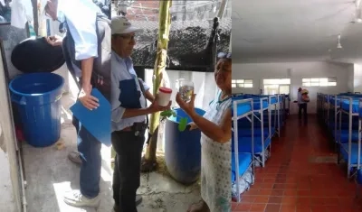 Acciones contra el dengue en los municipios.