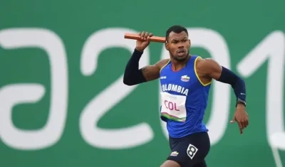 Anthony Zambrano, atleta de la Liga del Atlántico. 