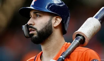 Marwin González, durante su paso por los Astros. 