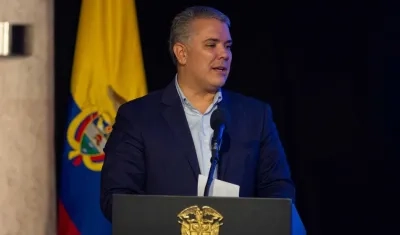 El Presidente de la República, Iván Duque.