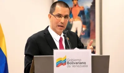 El ministro de Relaciones Exteriores de Venezuela, Jorge Arreaza.