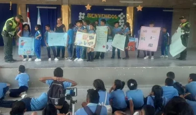 La jornada se realizó en un colegio del municipio de Tubará.