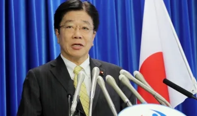 El Ministro de Salud de Japón, Katsunobu Kato.