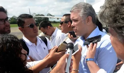 El Presidente de la República, Iván Duque.