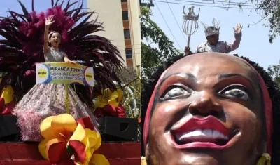 Los Reyes Infantiles Miranda Torres e Isaac Rodríguez.