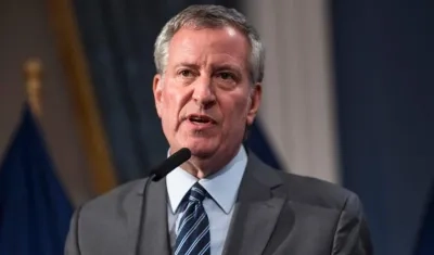 El alcalde de Nueva York, Bill De Blasio.