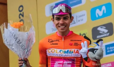 El ciclista Sergio Andrés Higuita.