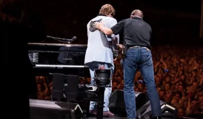 El cantante británico Elton John.