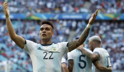 El delantero Lautaro Martínez.