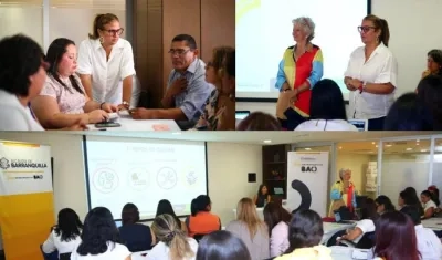 Mesa participativa para socializar ideas por la educación de Barranquilla.