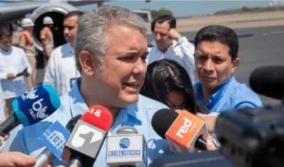 El Presidente de la República, Iván Duque.