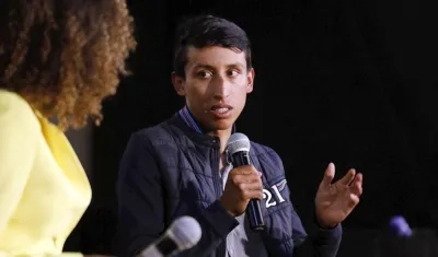 El ciclista Egan Bernal.