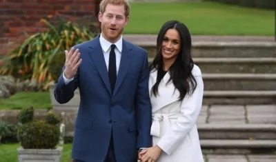 El príncipe Enrique y su esposa Meghan.