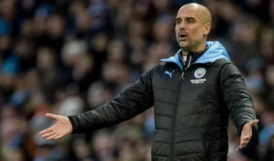Pep Guardiola, entrenador del Manchester City.