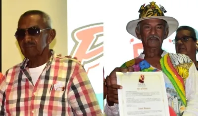 Los ex Reyes Momo Alfonso Fontalvo y José Llanos