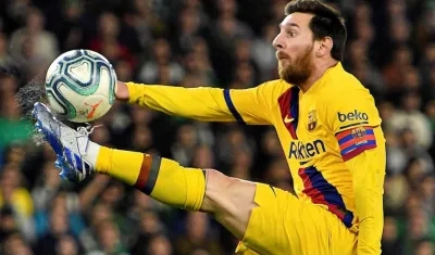 El delantero argentino Lionel Messi.