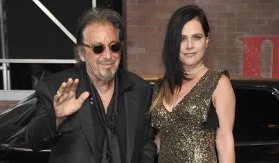 El actor Al Pacino y su exnovia Meital Dohan.