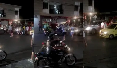 Camioneta contra la que dispararon en San Felipe