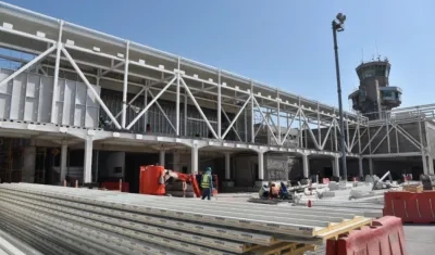 Obras del aeropuerto Ernesto Cortissoz.