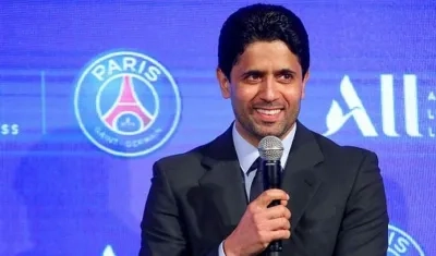 Nasser Al-Khelaïfi, presidente del París Saint Germain.