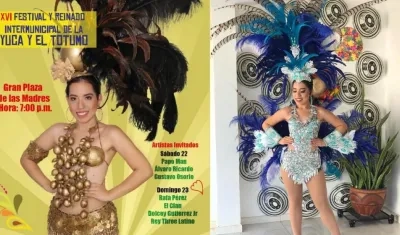 Gabriela Viloria, actual Reina del Festival Intermunicipal de la Yuca y el Totumo.