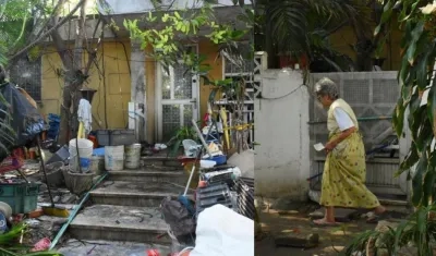 Sonia Baraque Vadalá regresó a su casa, después de la intervención del Distrito.