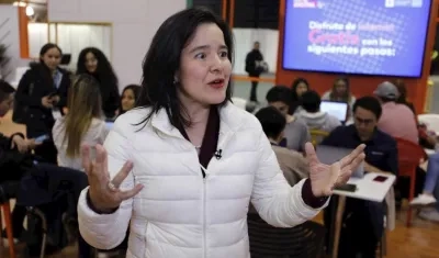 La ministra de las TIC, Sylvia Constaín.