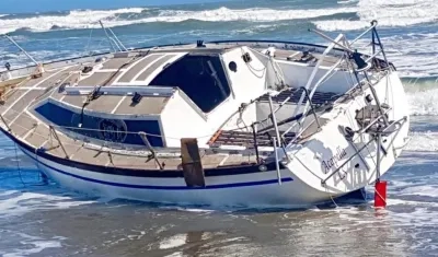 Estado en que quedó la embarcación.