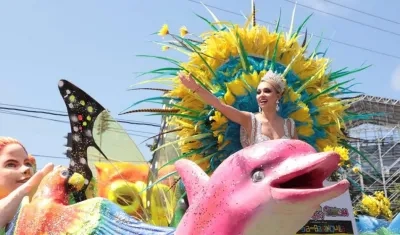 La Reina del Carnaval de la 44, Andrea Henríquez