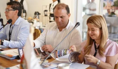 Elsa Noguera en la Cumbre de Gobernadores.