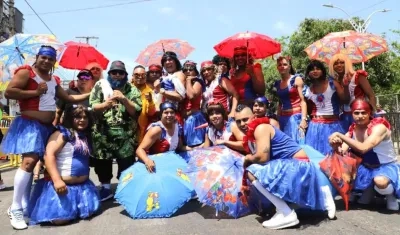 Integrantes de la parodia.