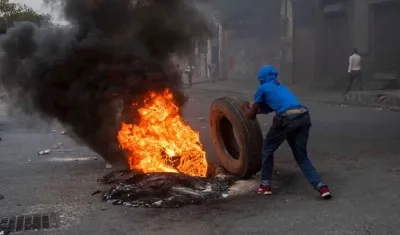 La violencia se tomó las calles de la capital haitiana.