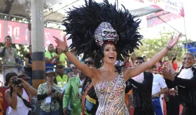 Isabella Chams Vega, Reina del Carnaval 2020.