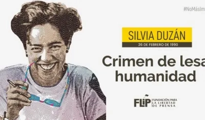 Silvia Duzán, periodista asesinada hace 30 años.