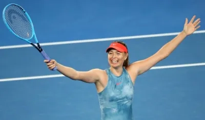 María Sharapova le dijo adiós al tenis competitivo.