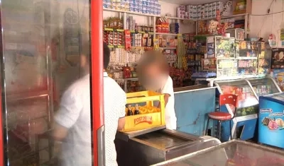 Tienda del barrio San Roque.