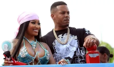 Nicki Minaj y su esposo Kenneth Petty.